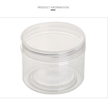 350ml Plastic Transparent Wide Mouth Sealed Pet Jar for kitchen Storage with Cover